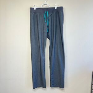 Figs High Waisted Graphite Livingston Basic Scrub Pants Medium Tall Women